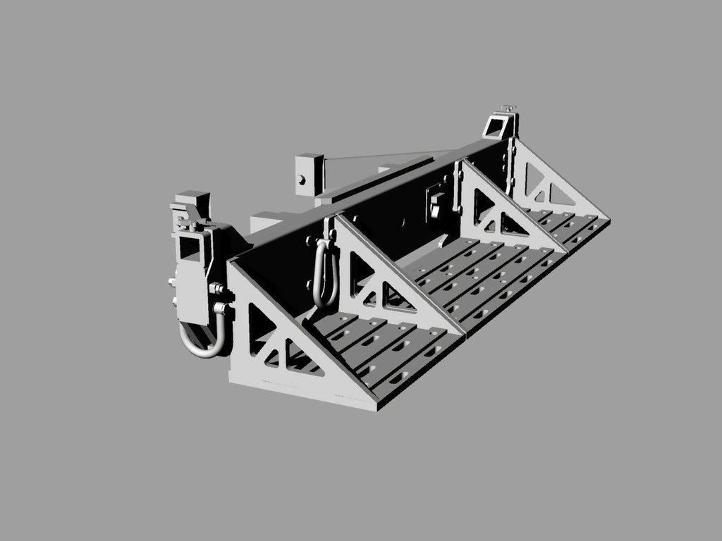 M1165 US Army GMV Airlift Rear Bumper with Steps