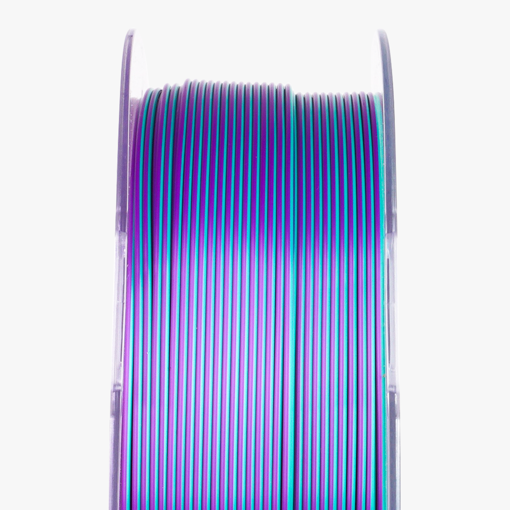 PLA Silk Dual Color Filament 1.75mm, 1KG/2.2LB