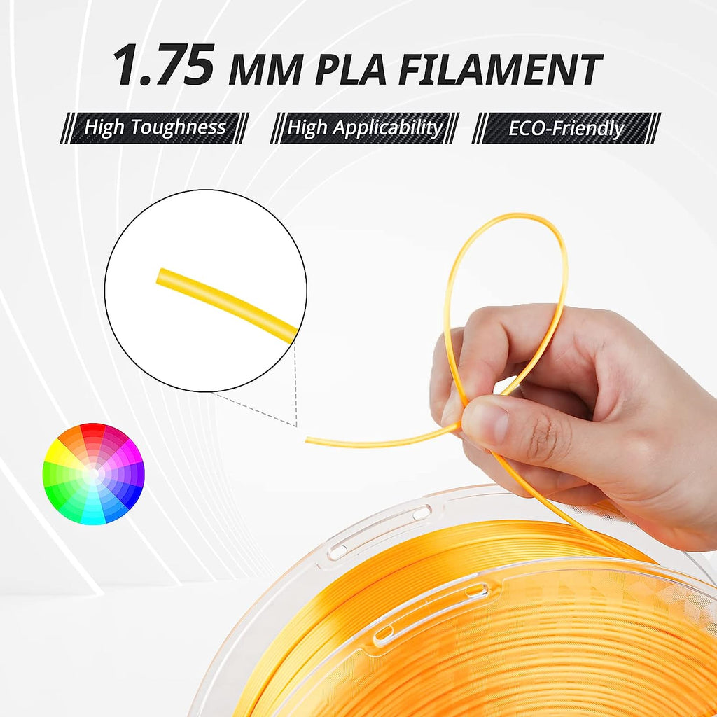 PLA Silk Basic Variety Pack (4x200g) - 1.75MM