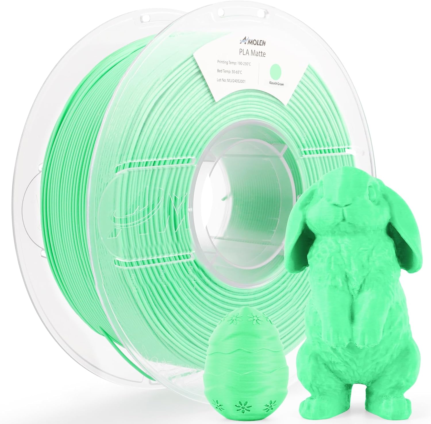 PLA Matte Basic 1.75mm Bundle, 4KG