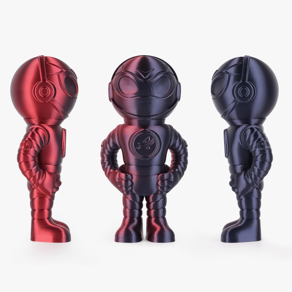 PLA Silk Dual Color Filament 1.75mm, 1KG/2.2LB