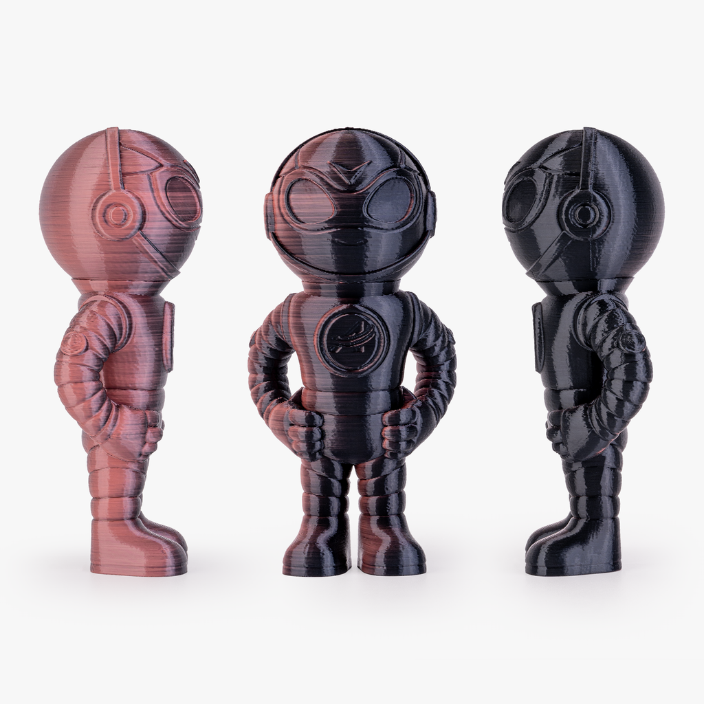 PLA Silk Dual Color Filament 1.75mm, 1KG/2.2LB