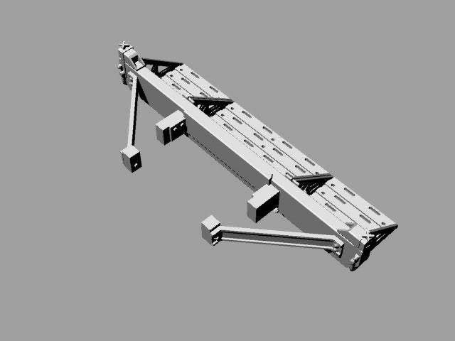 M1165 US Army GMV Airlift Rear Bumper with Steps