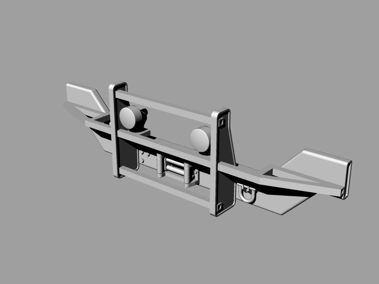 Front Protective Bumper for M1165 US MARSOC GMV 1:35 Scale