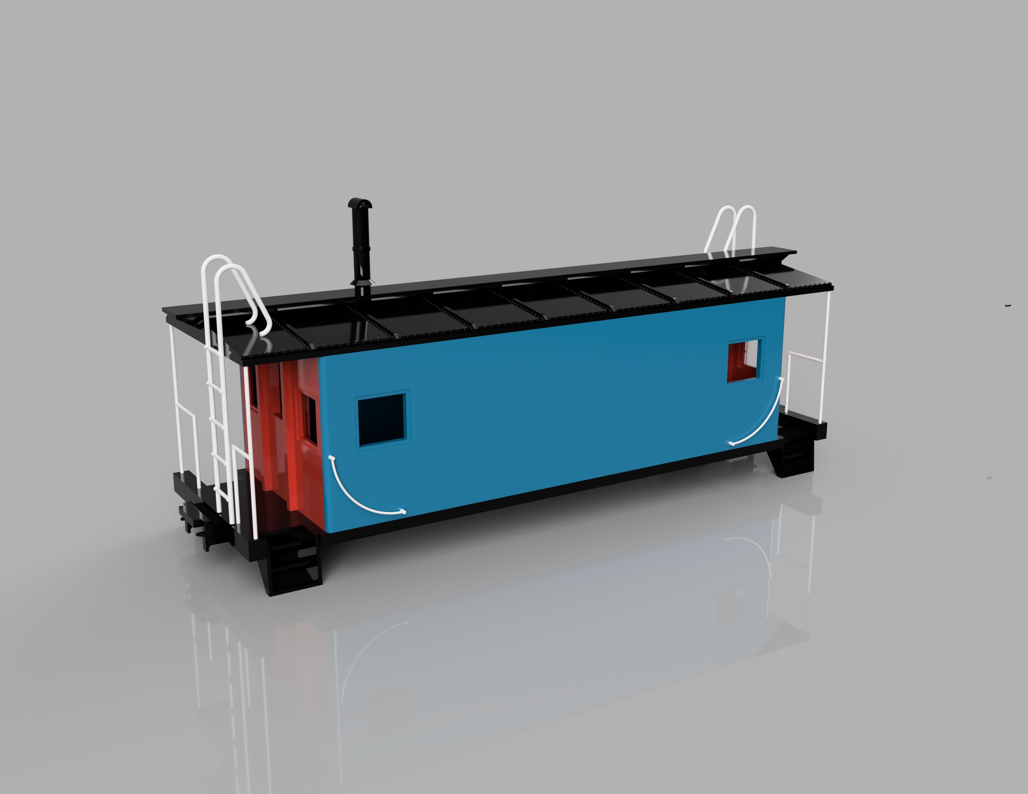 Boston and Maine 1960 International Transfer Caboose