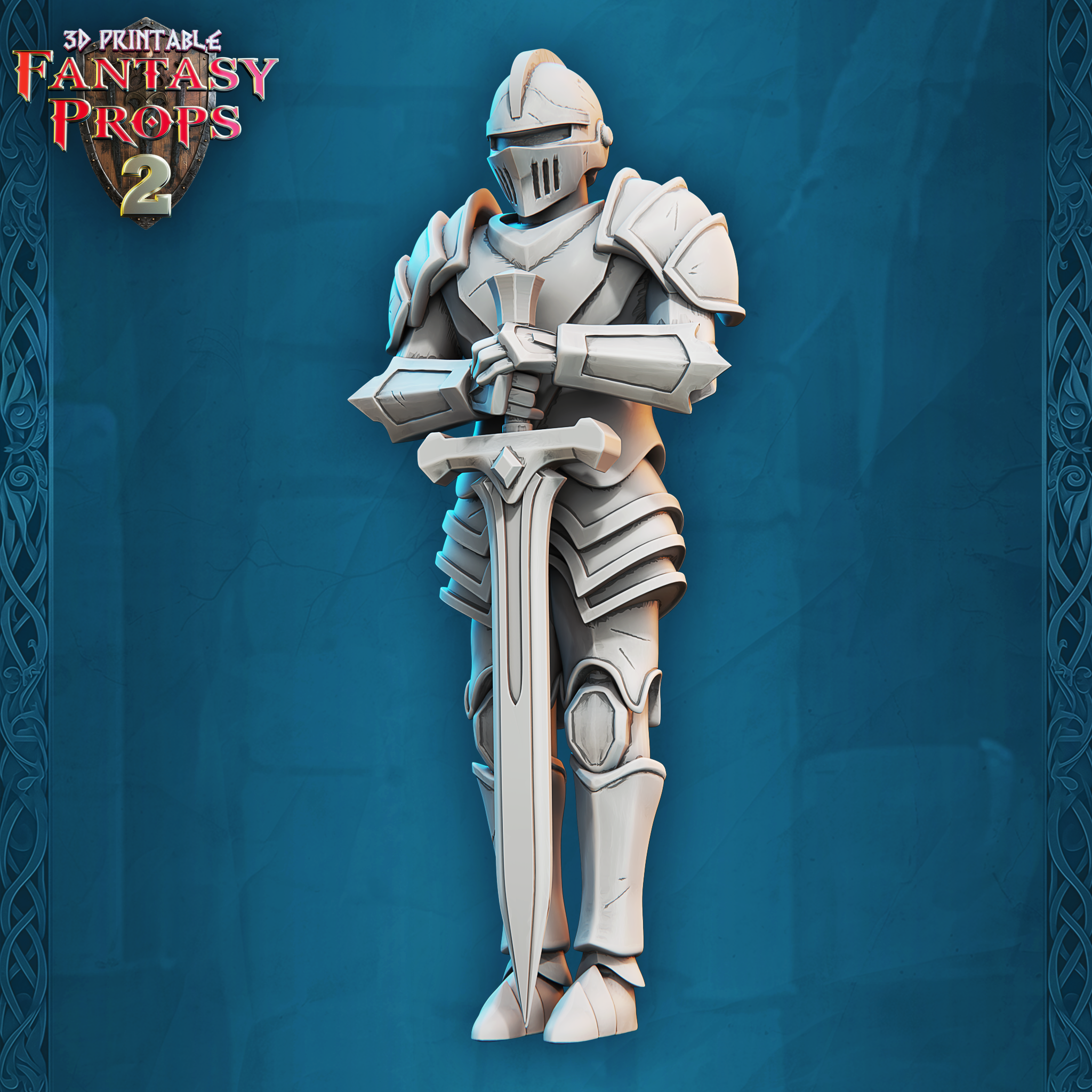 3D Printed STL Miniatures Fantasy Props 2 Dungeons Set 28 - 32mm War Gaming D&D