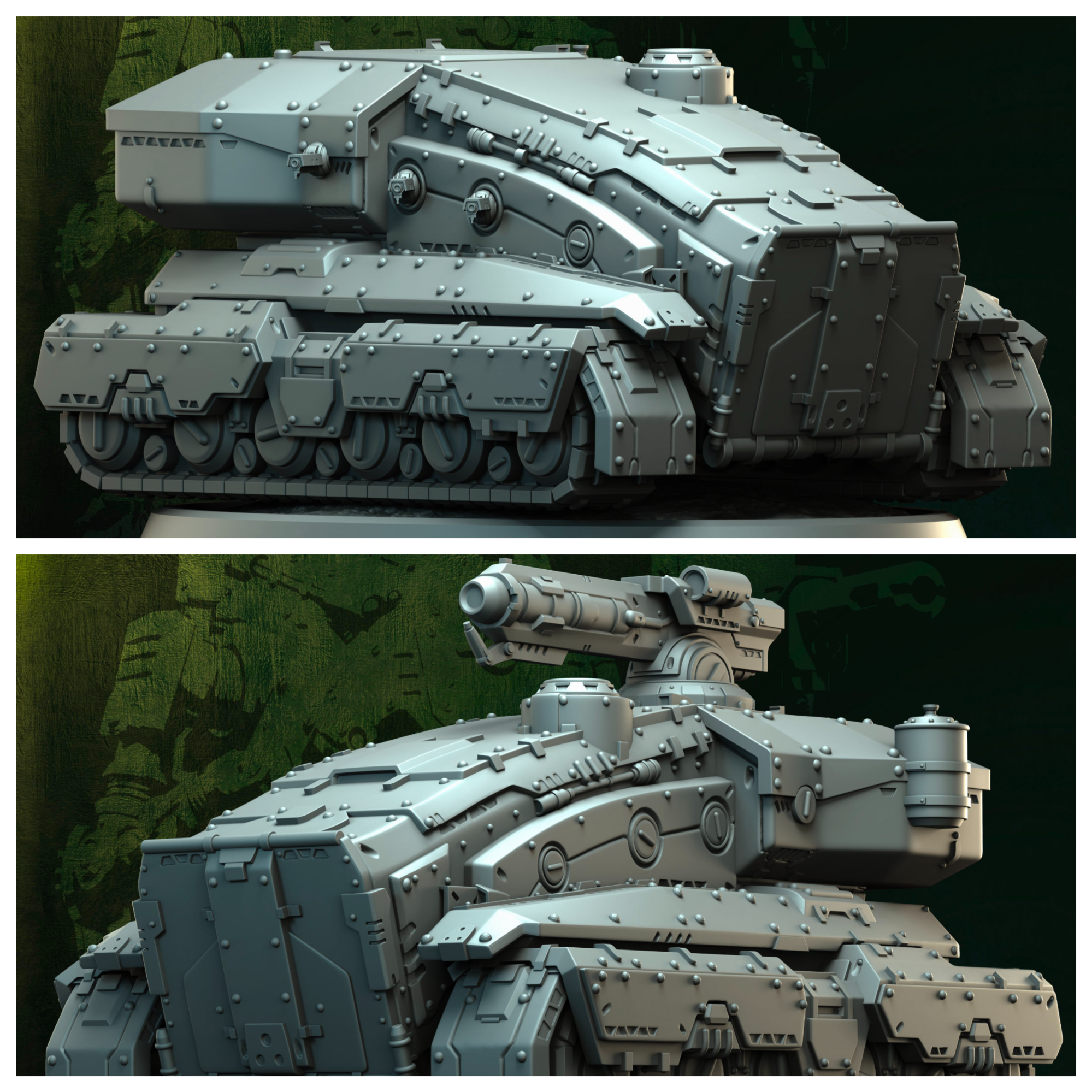 3D Printed Archvillain Games Argo Warthog APC Morior Invictus Argo Commando 28 32mm D&D