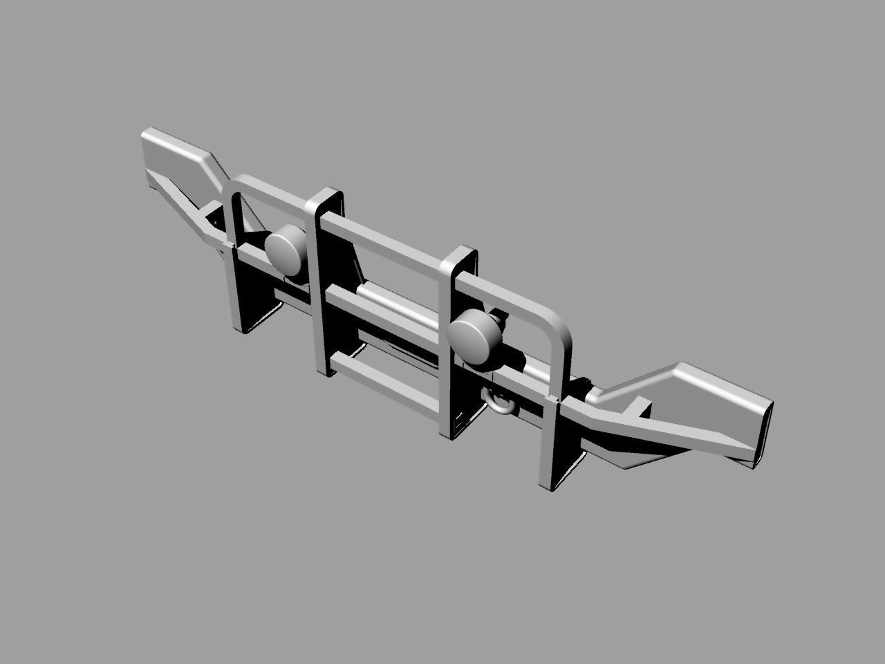 M1165 Army GMV front protective bumper 1:35 Scale