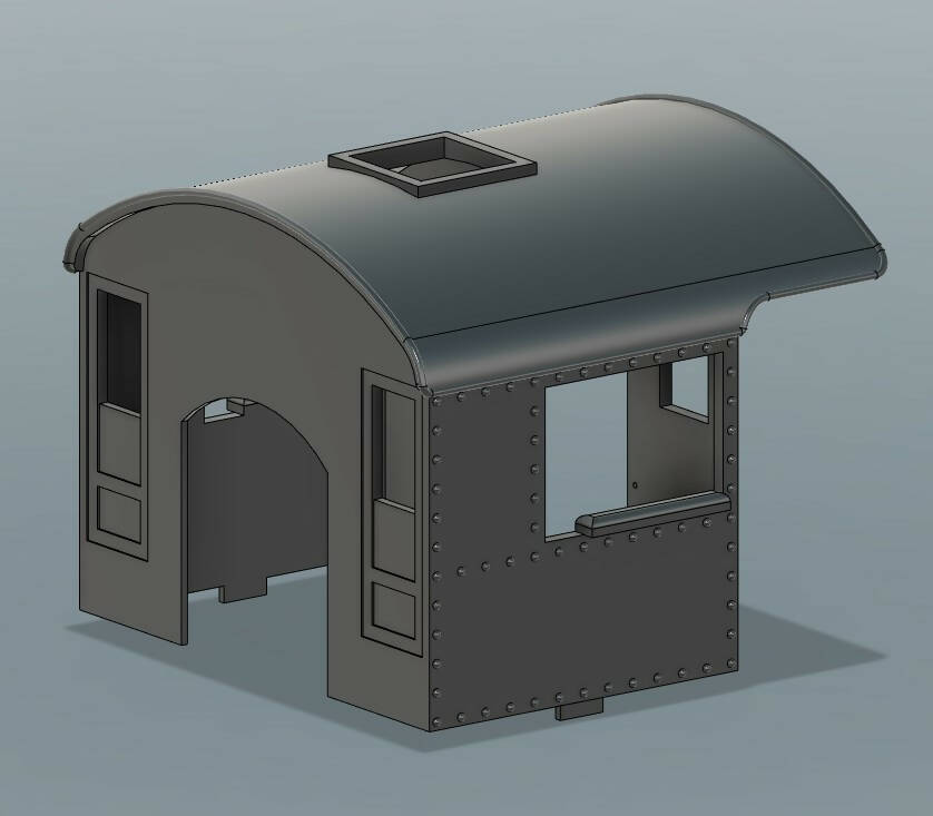 SJP-CB01 On30 SP style cab