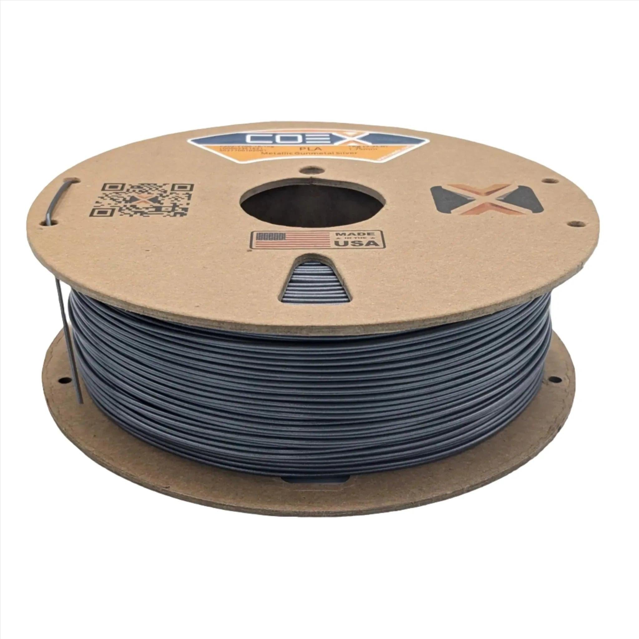 Metallic Gunmetal Silver PLA