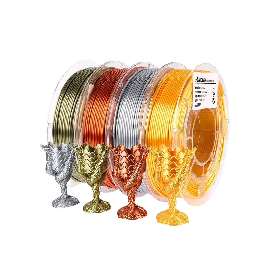 PLA Silk Basic Variety Pack (4x200g) - 1.75MM