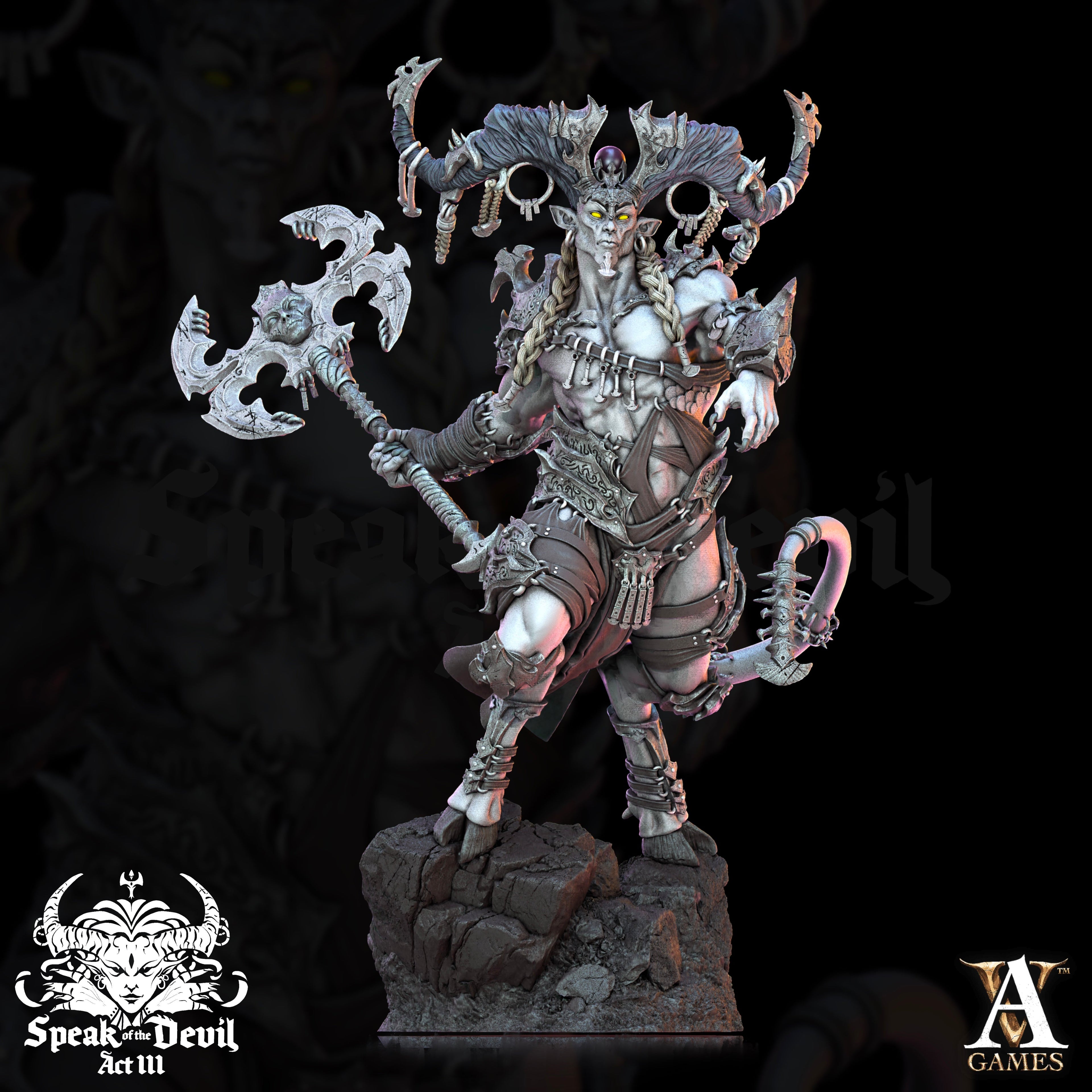 3D Printed Archvillain Games Anedos - The Lost Grace Speak of the Devil Vol. III 28 32mm