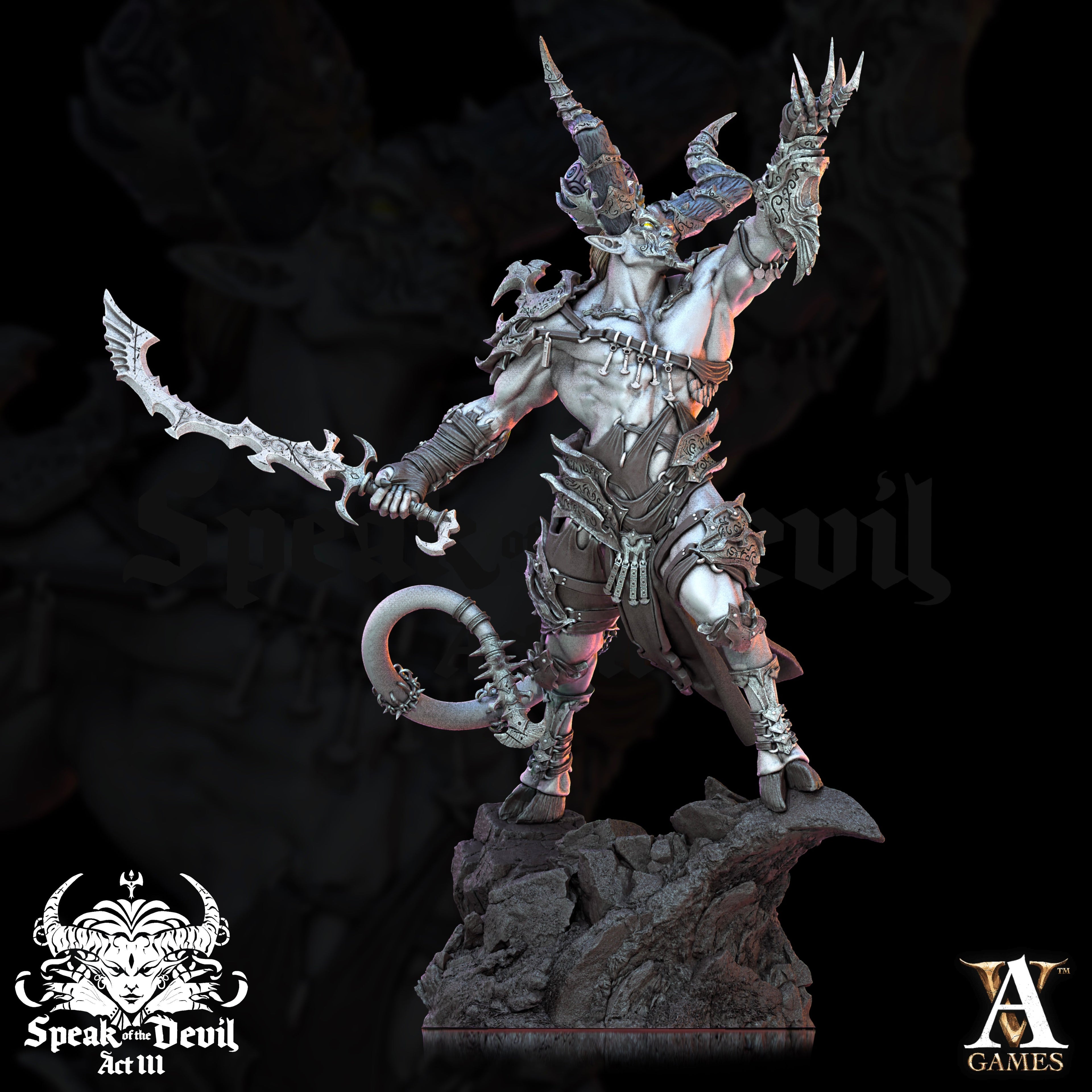 3D Printed Archvillain Games Anedos - The Lost Grace Speak of the Devil Vol. III 28 32mm