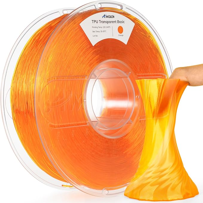 TPU Transparent 1.75mm, 1KG/2.2LB