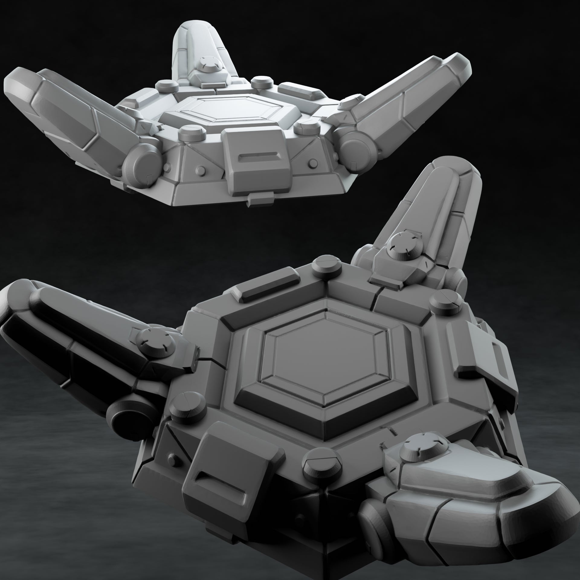 3D Printed Nafarrate Teleport Platform Space Orcs 28 32 mm D&D