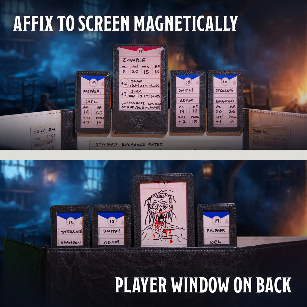 Creature Trackers - Magnetic Combat Organizers for D&D & TTRPG Game Master Screen