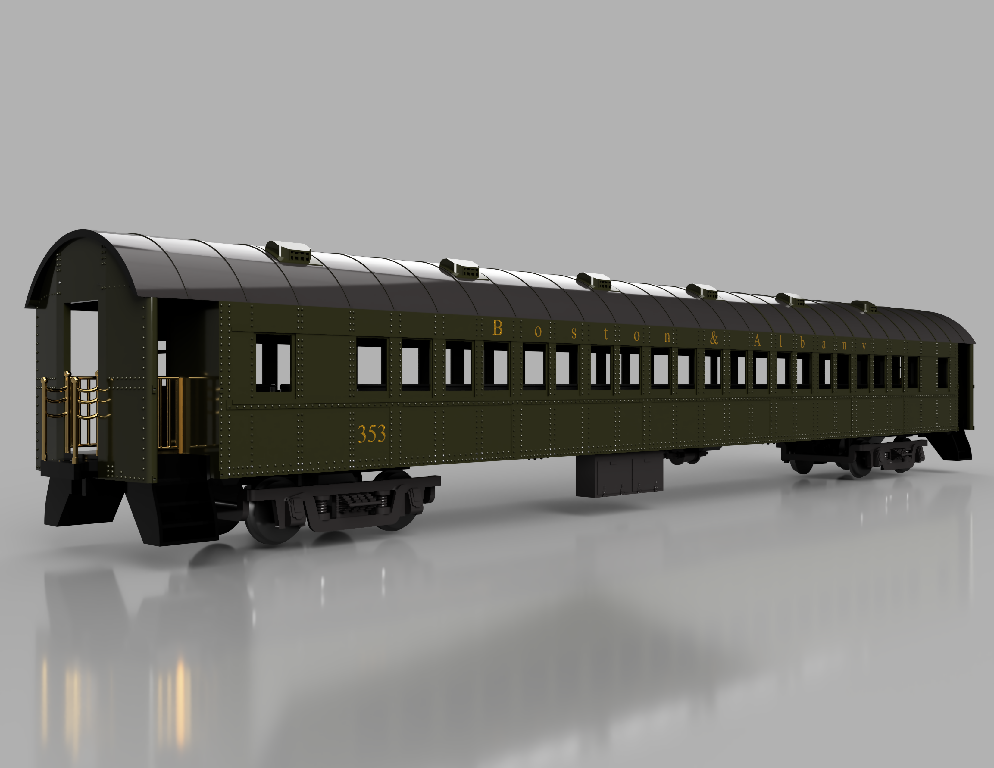 LLW-027 HO SCALE OSGOOD BRADLEY COMMUTER COACH, UNIVERSAL KIT