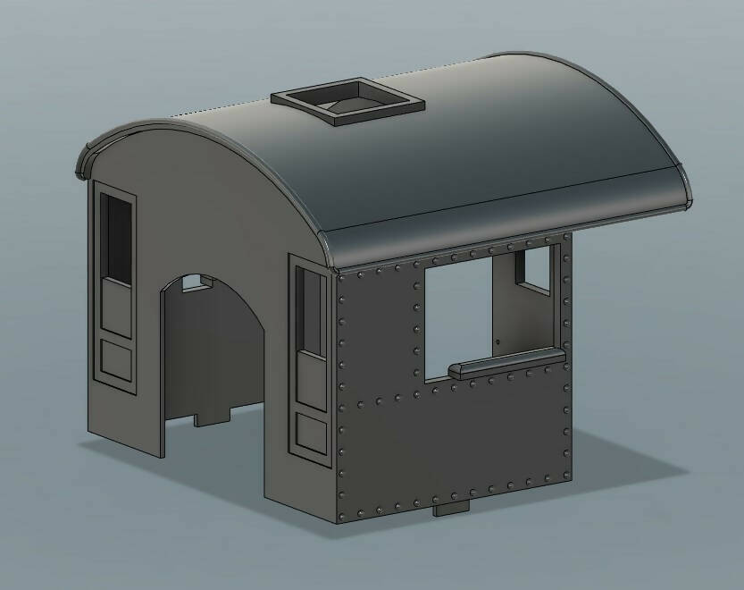 SJP-CB01 On30 SP style cab