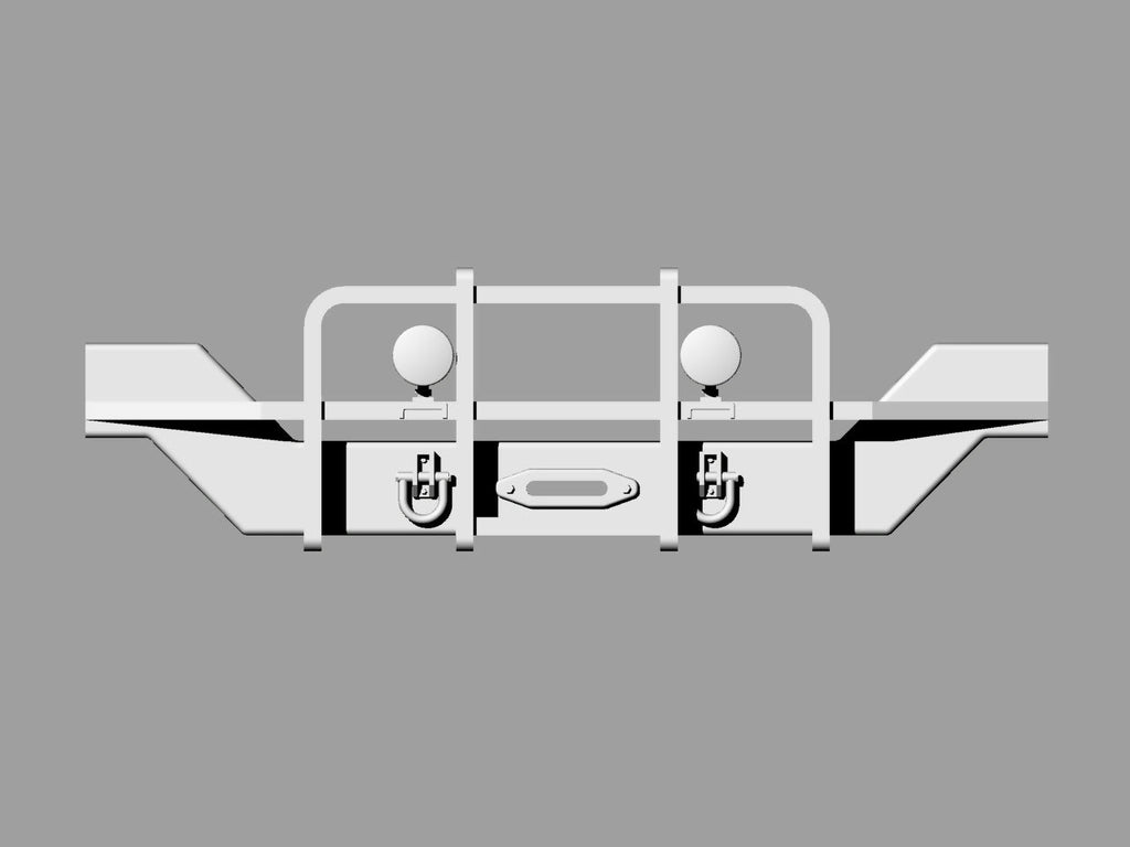 M1165 Army GMV front protective bumper 1:35 Scale