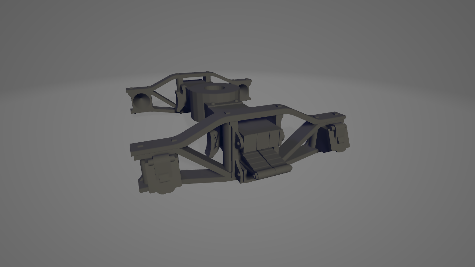 Soo Line Diamond Arch Bar Caboose Truck