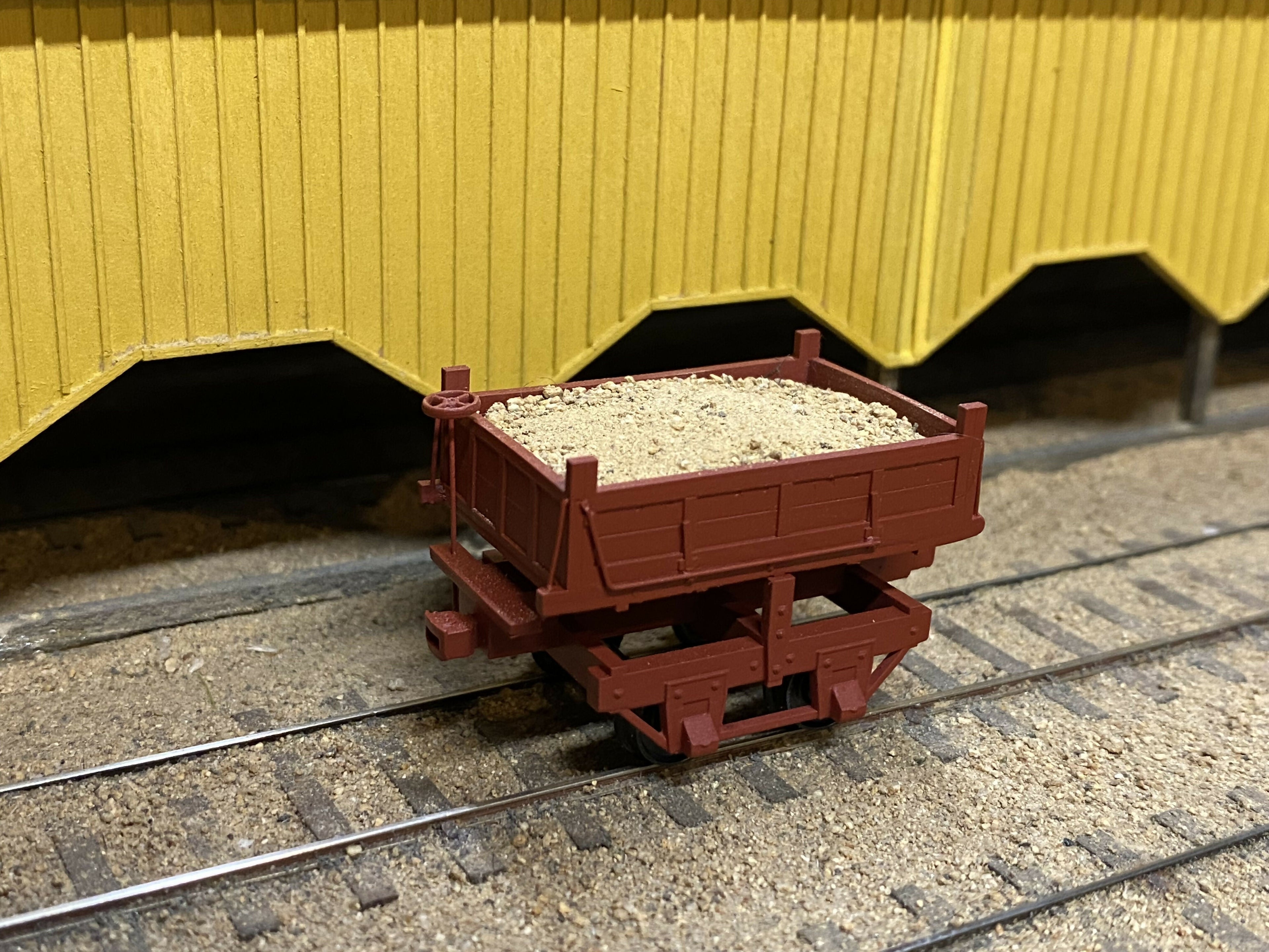 Virginia & Truckee side dump ore car