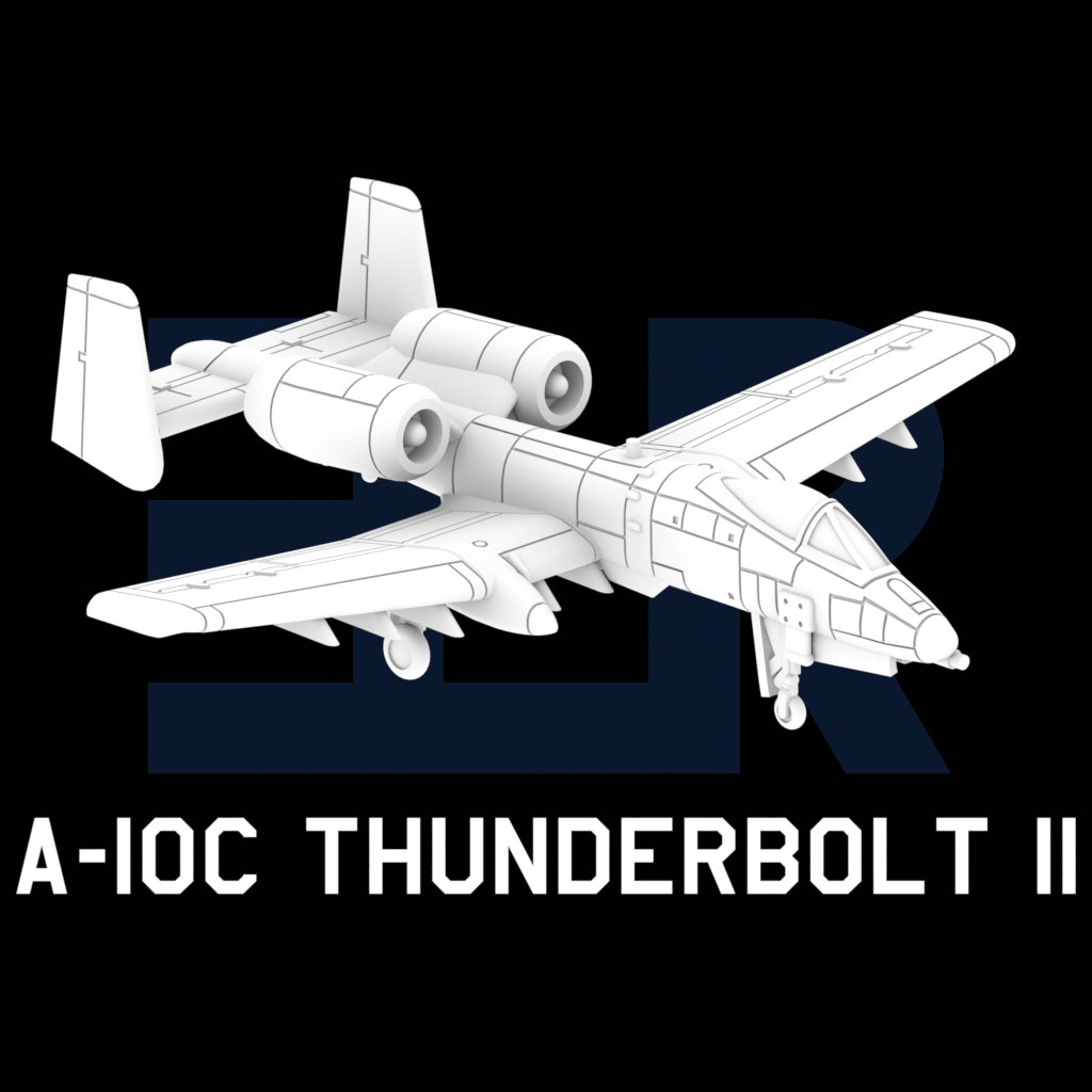 1:285 Scale A-10C Thunderbolt II
