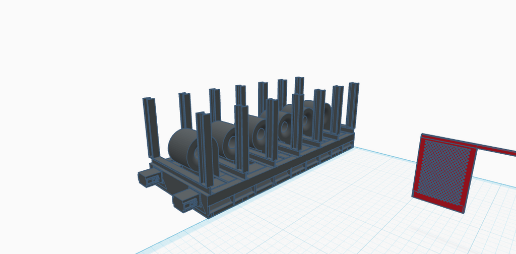 1:64 Caldwell 24ft 24 section mix flow industrial grain dryer