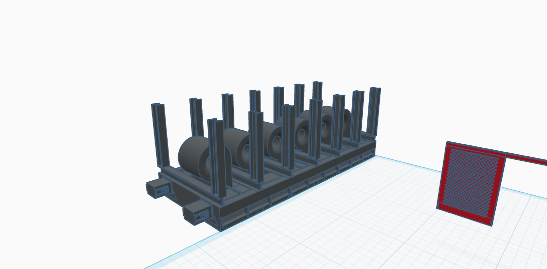 1:64 Caldwell 24ft 24 section mix flow industrial grain dryer