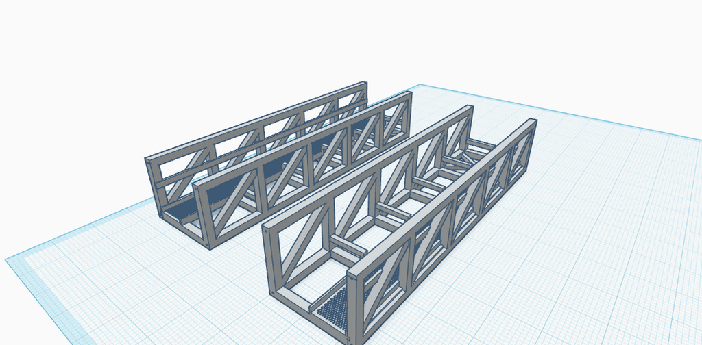1:64 48" x 20' industrial catwalk
