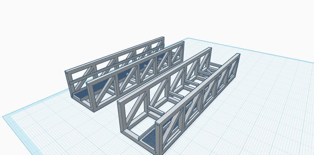 1:64 48" x 20' industrial catwalk
