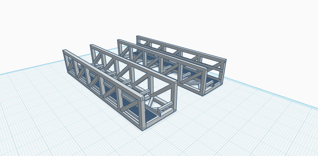 1:64 48" x 20' industrial catwalk
