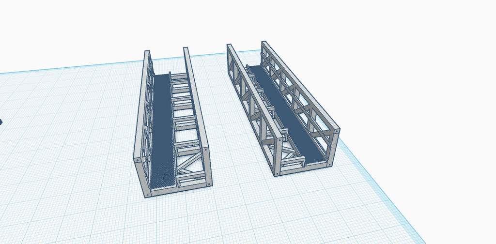 1:64 48" x 20' industrial catwalk
