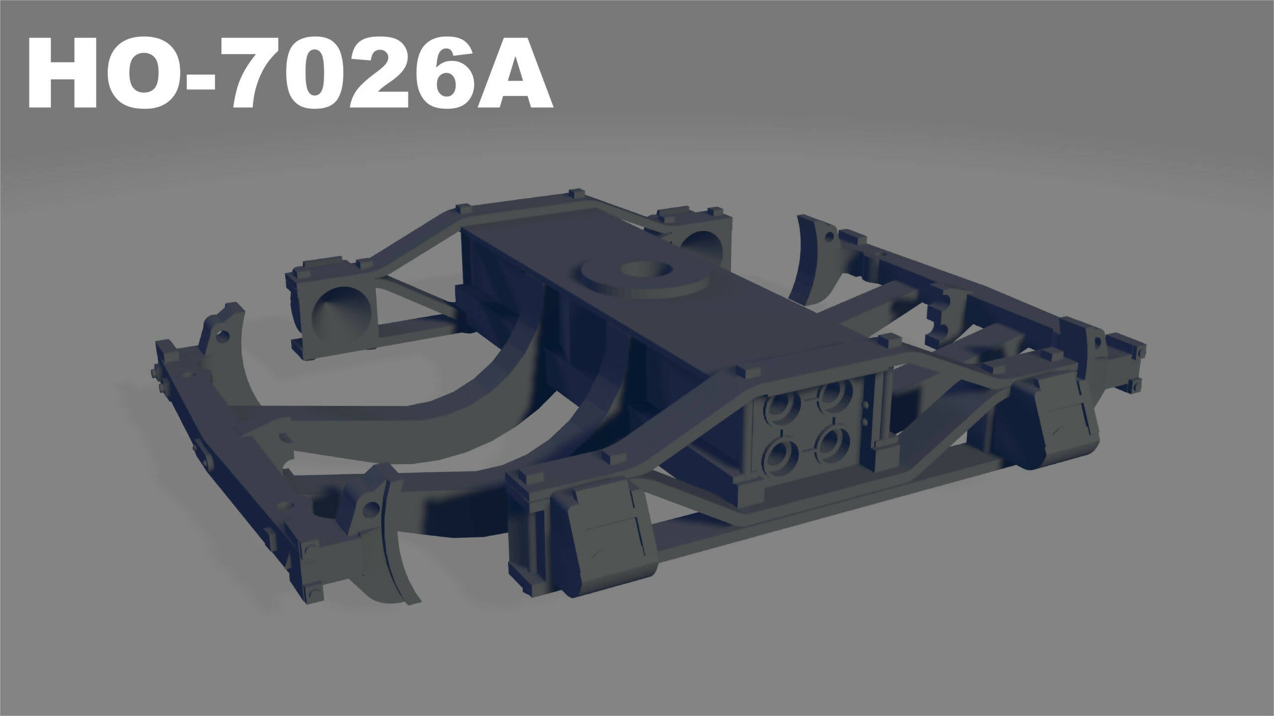 Swing Motion Arch Bar Truck, 4-Hole Transom Plate