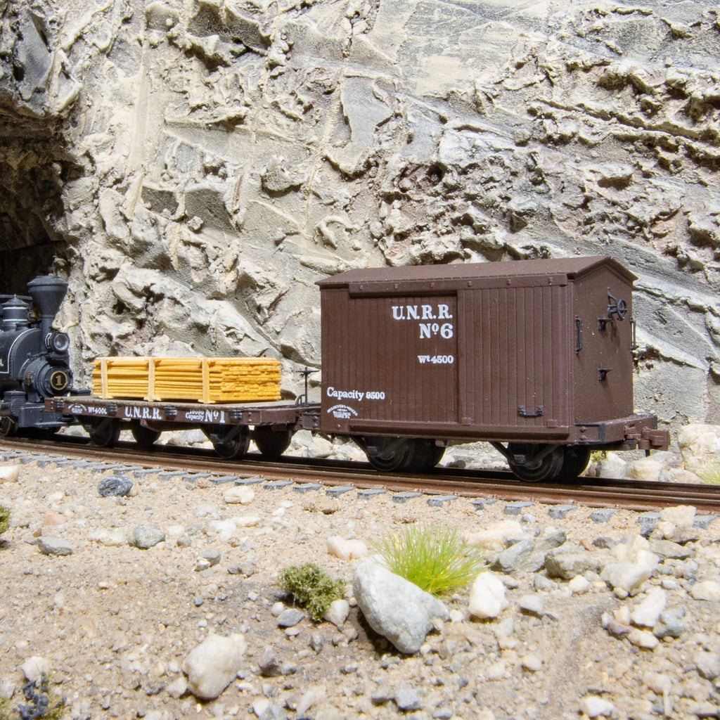 GBC-B031 Utah Northern Railroad Four Wheel Freight Car Decal Set - HOn3, Sn3, On3