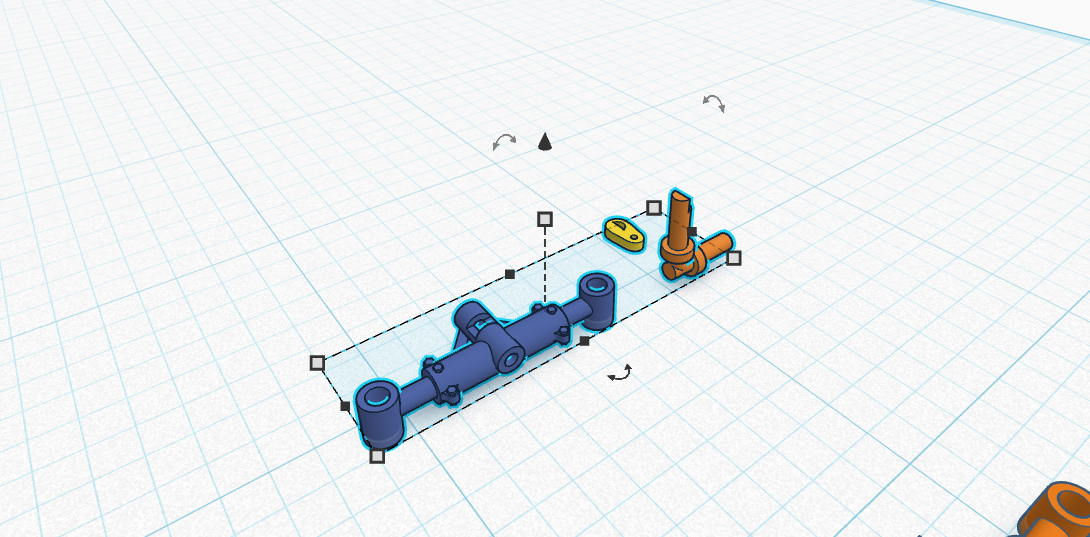 1:64 scale Greenlight IH 5088 steerable front axle kit