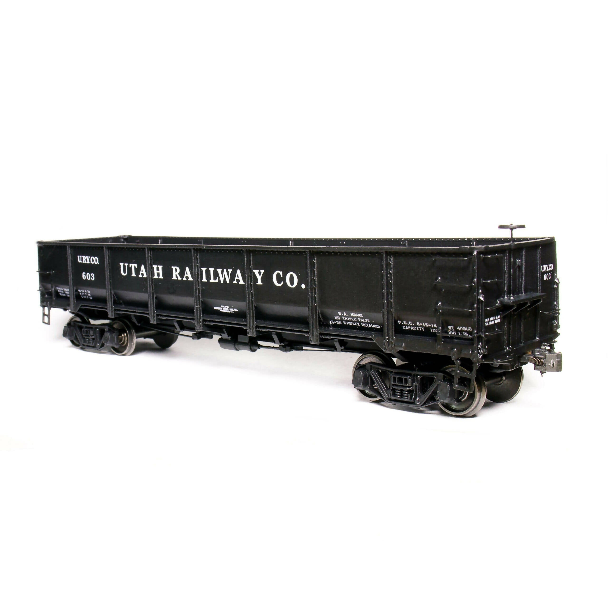 Original Utah Railway Drop Bottom Gondola HO Scale Decal Set HO