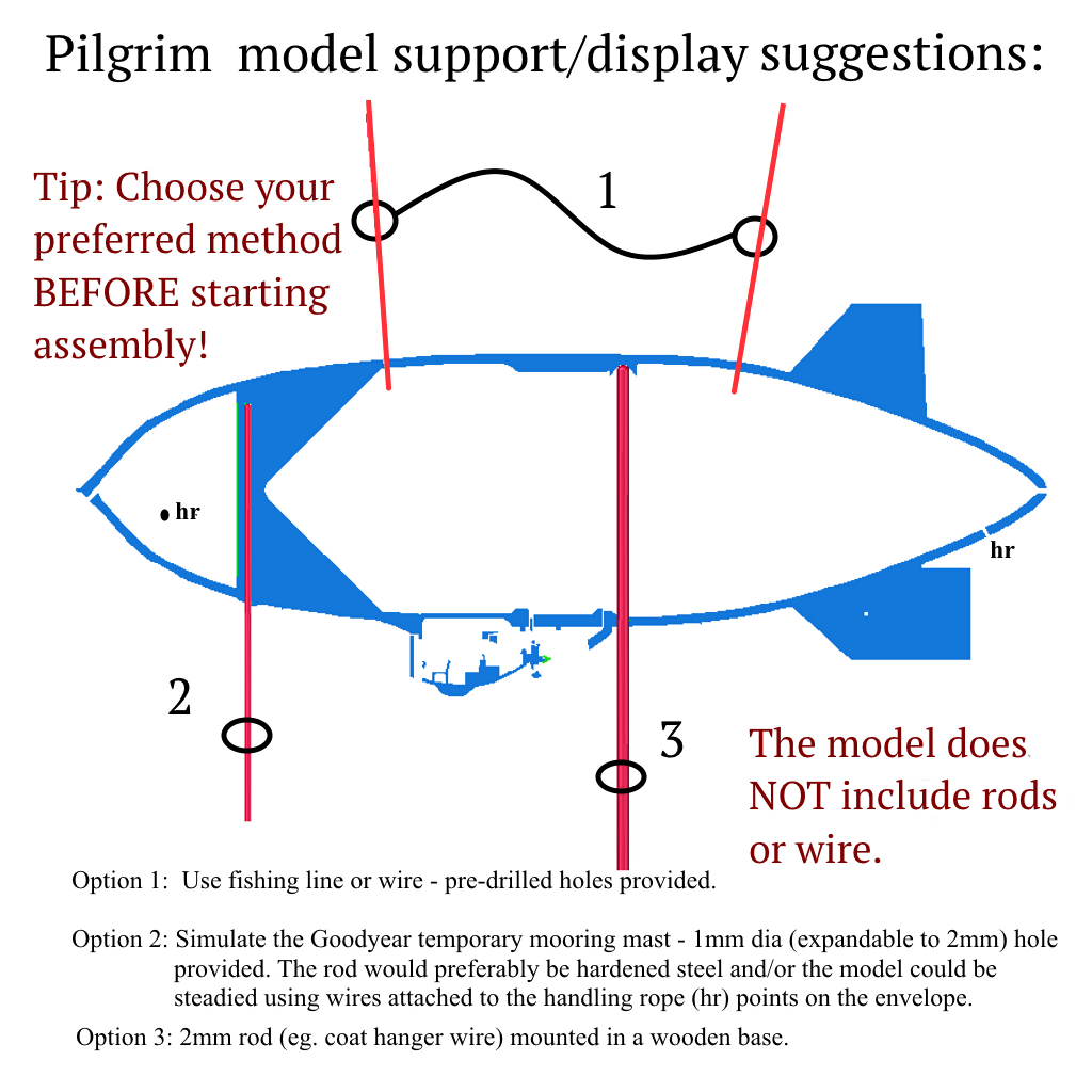 PILGRIM airship 1:200 scale