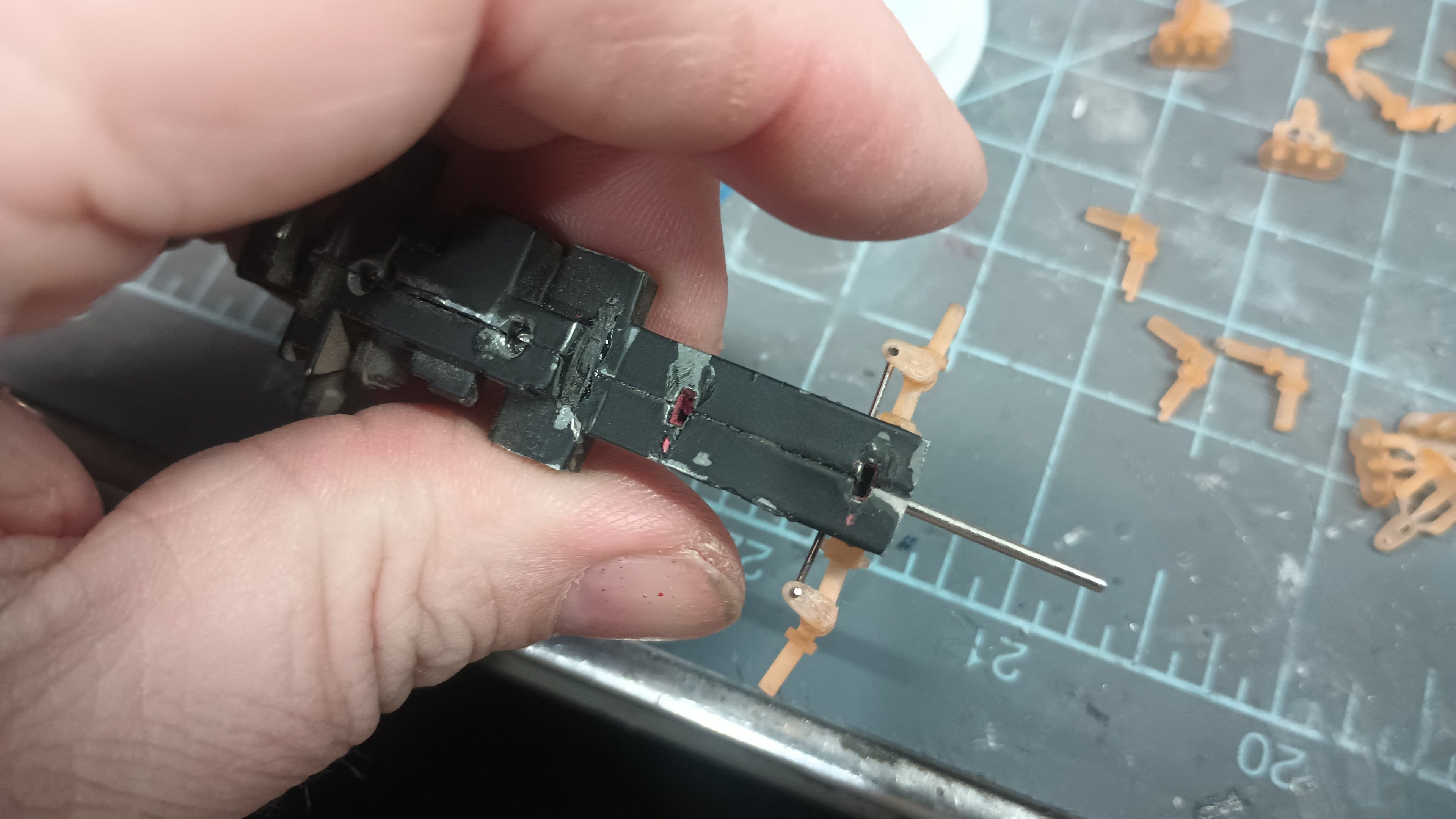 1:64 scale Greenlight IH 5088 steerable front axle kit