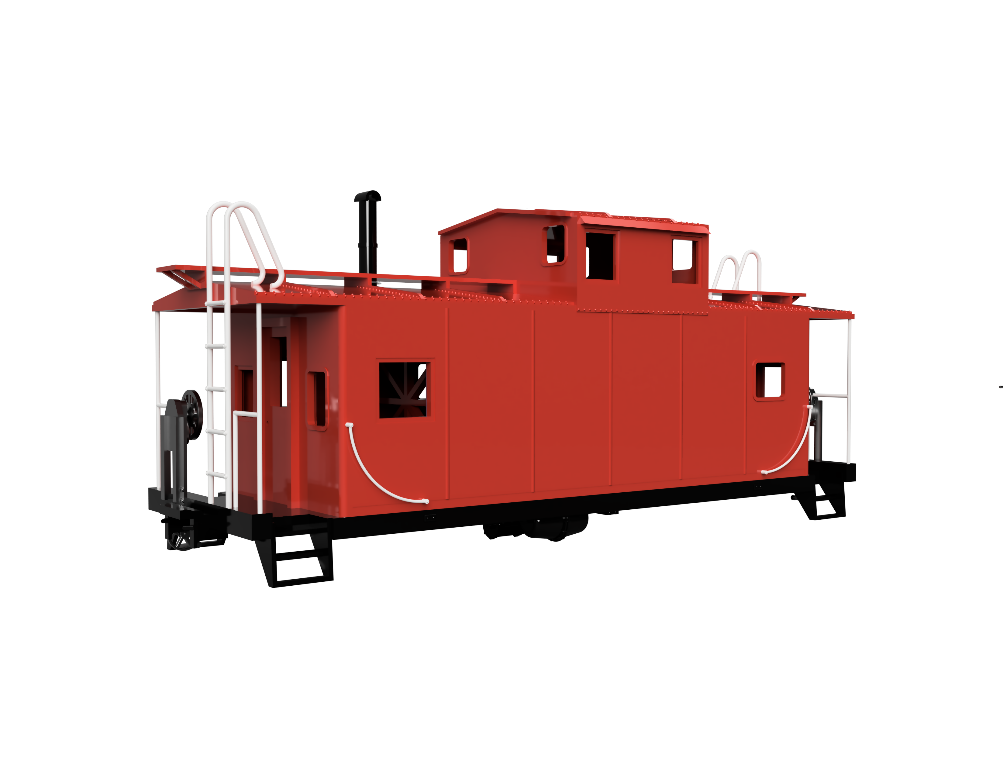 Boston and Maine 1959 International Steel Caboose