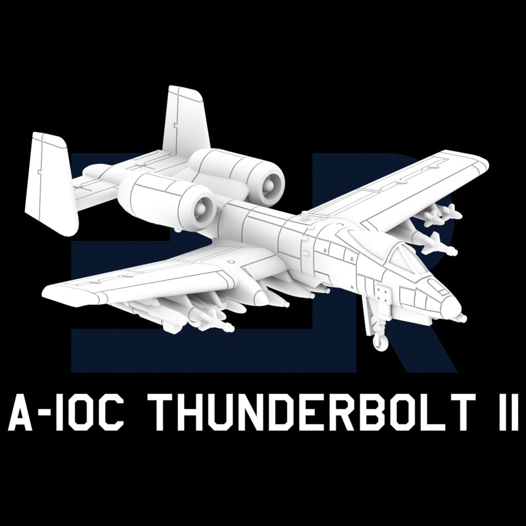 1:285 Scale A-10C Thunderbolt II