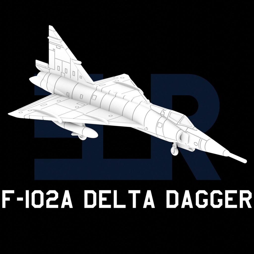 1:285 Scale F-102A Delta Dagger