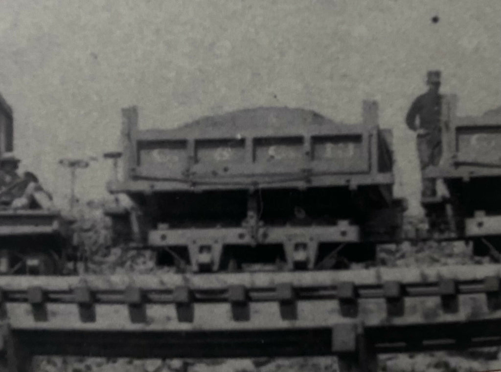 Virginia & Truckee side dump ore car