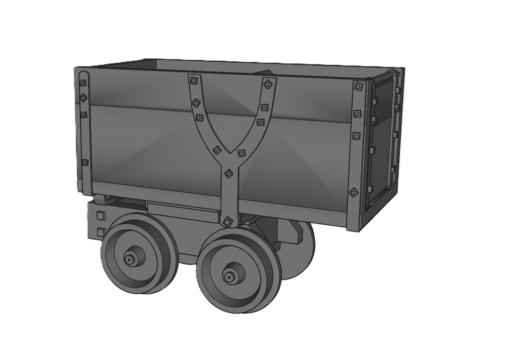 Silverton Wooden Mine Car