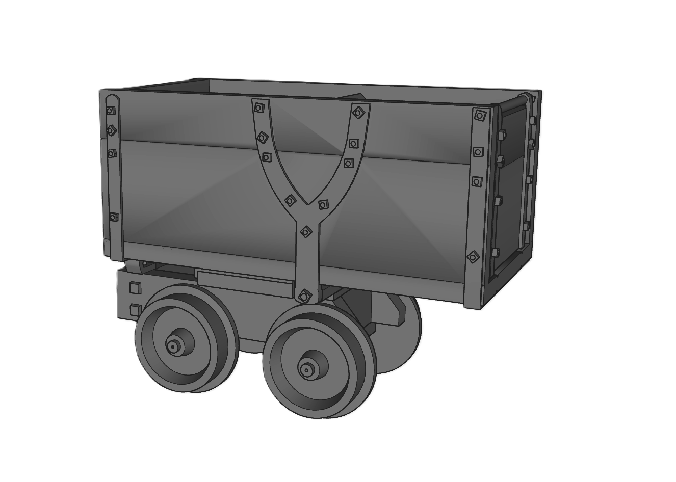 Silverton Wooden Mine Car