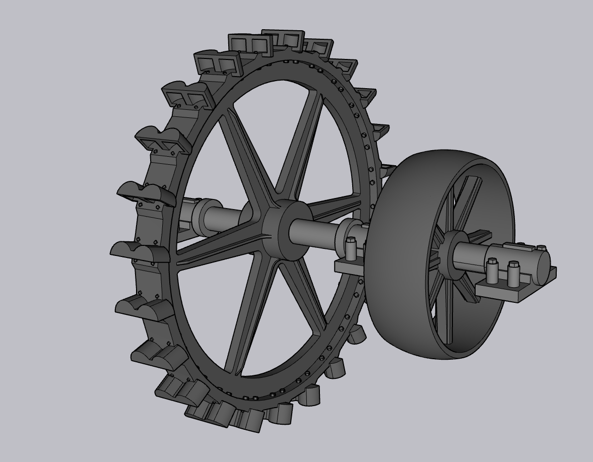 6' Pelton Water Wheel