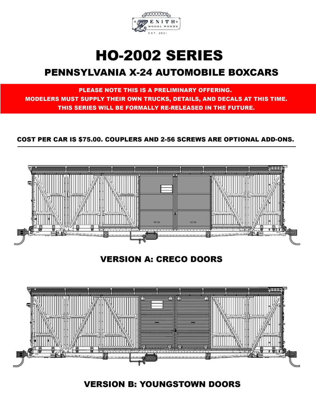 Pennsylvania X24 Automobile Boxcar