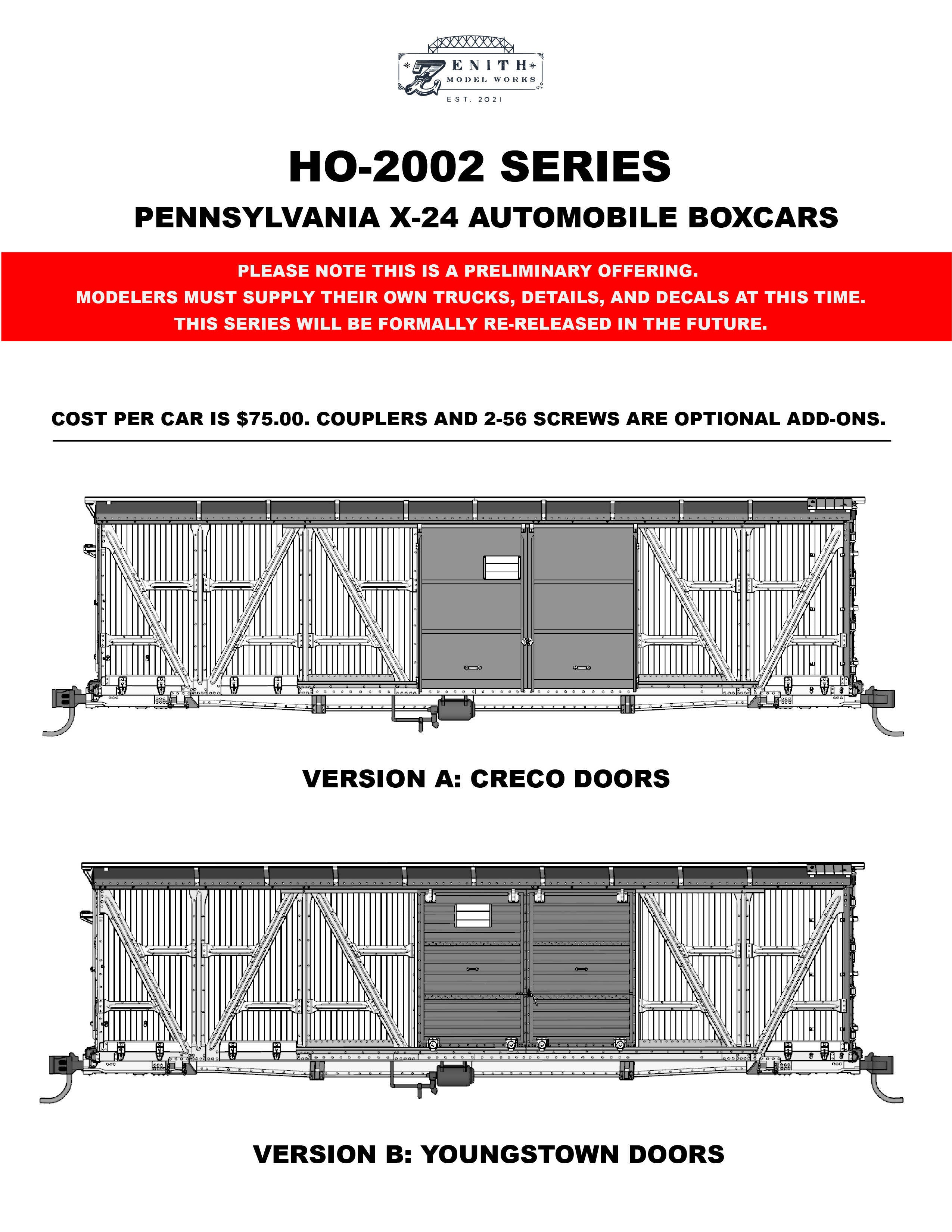 Pennsylvania X24 Automobile Boxcar