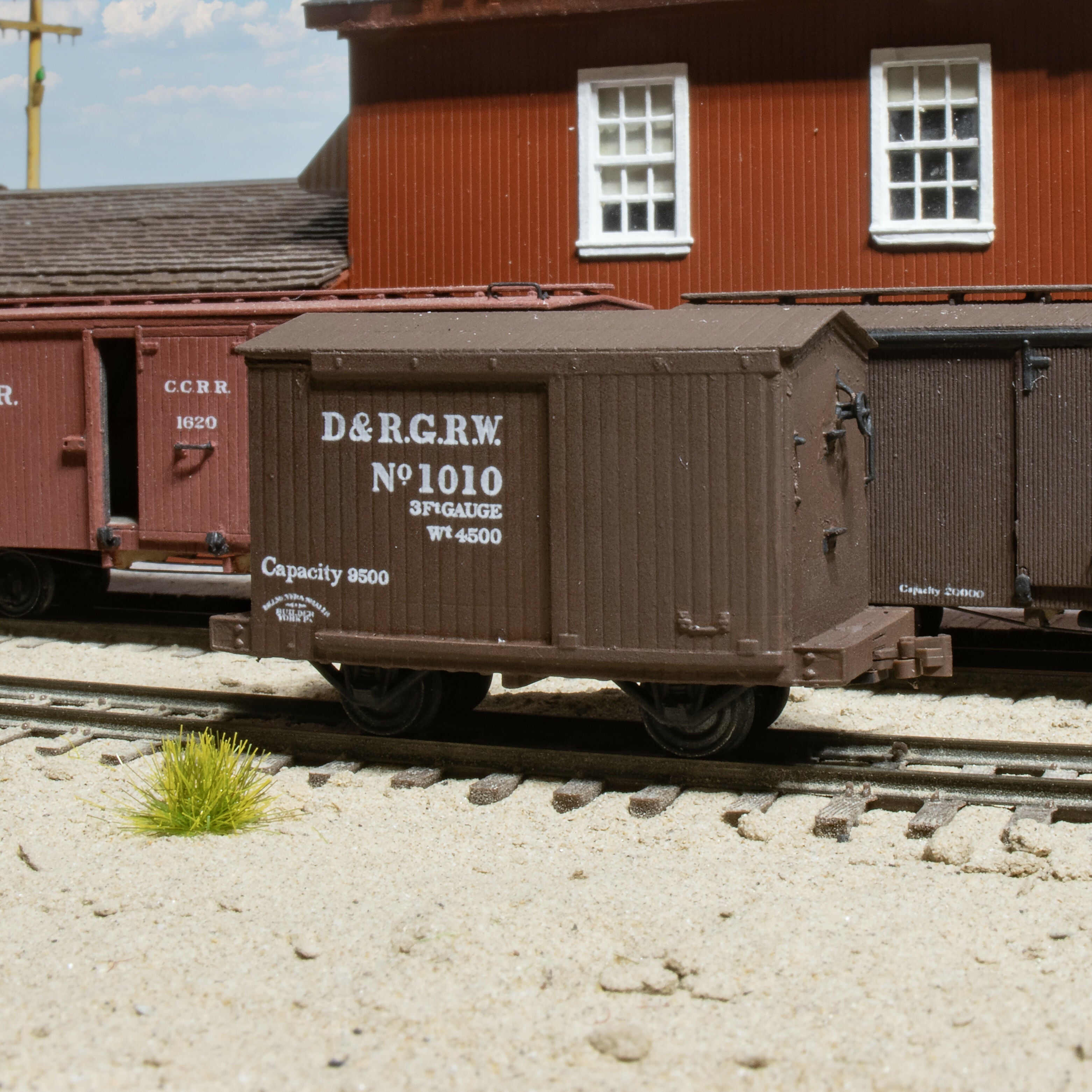 GBC-B030 Denver & Rio Grande Railway Four-Wheel Freight Car Decal Set