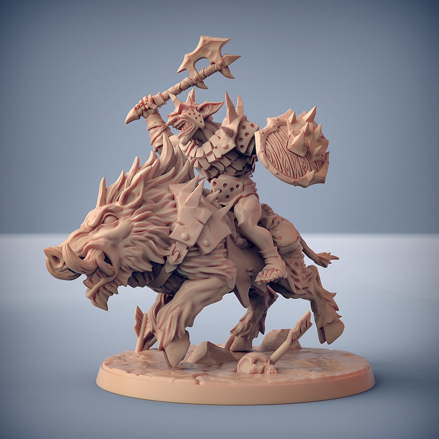 3D Printed Artisan Guild Hobgoblin Razorbeast Riders Blackrazor Hobgoblins 28mm 32mm