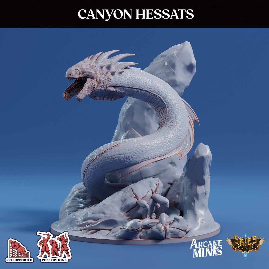 3D Printed Sordane Publishing Canyon Hessats 28 32mm D&D